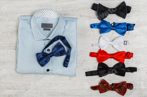 Preview: Shirt and different bow ties