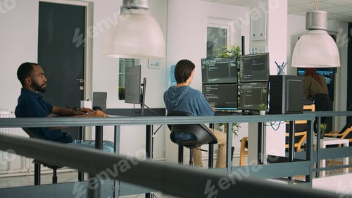 Preview: Diverse artificial intelligence programers typing system code