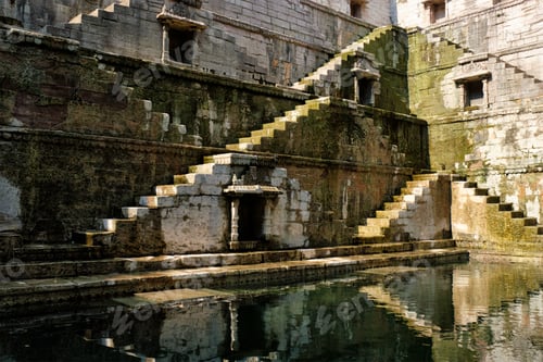 Preview: Toorji Ka Jhalra Bavdi stepwell. Jodhpur, Rajasthan, India