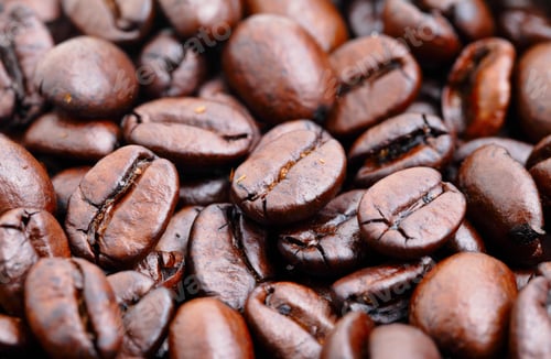 Preview: coffee bean close up