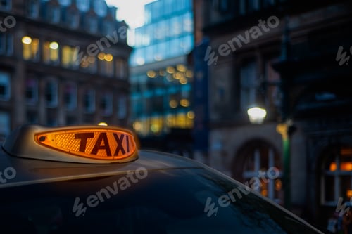 Preview: Glowing London Taxi Light