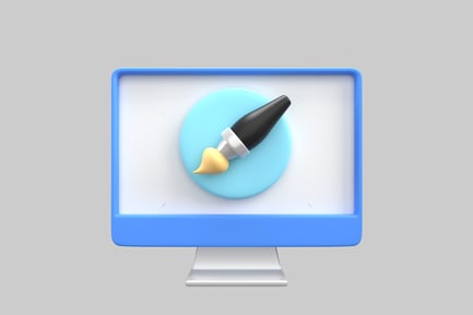 Aperçu: Écran d'ordinateur intégré avec souris intégrée