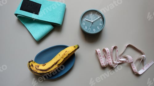 Preview: Time for Healthy Eating and Exercise Concept