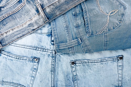 Preview: Jean background. Denim blue jean texture.