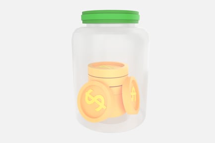 Preview: Savings Jar 3D Illustration