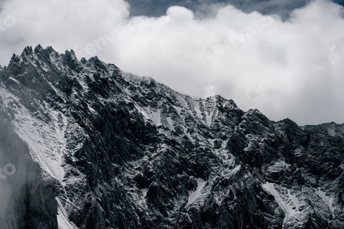 Preview: View of Jade Dragon Snow Mountain. Jade Dragon Snow Mountain is a mountain near Lijiang, in Yunnan p