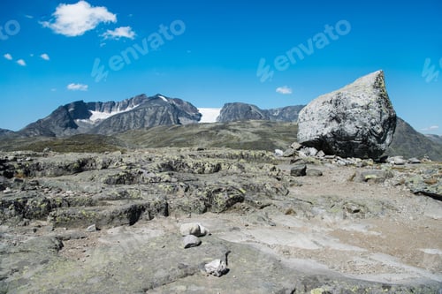 Preview: rocks on Besseggen ridge in Jotunheimen National Park, Norway