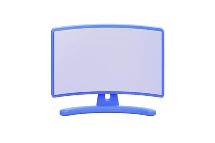 Aperçu: Illustration 3D du moniteur de courbes