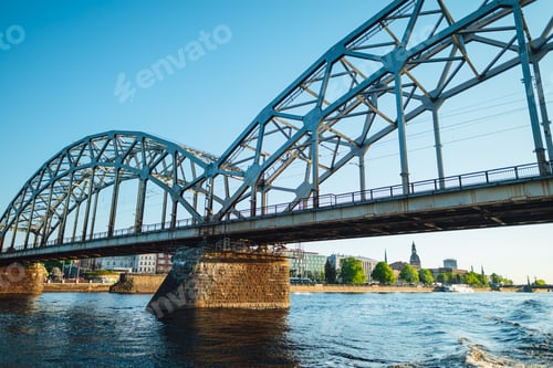 Preview: Scenic shot of a bridge over a river