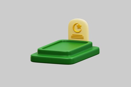 Preview: Eid decorative podium with symbol