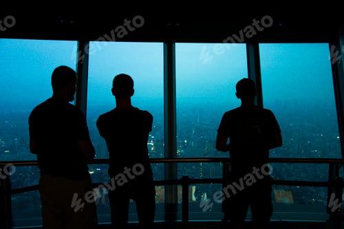 Preview: Looking out over the city at night
