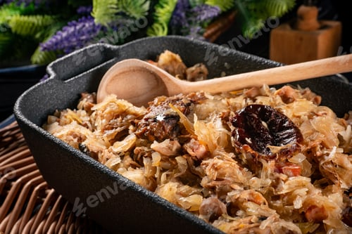 Preview: Bigos - traditional Polish food.