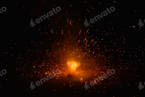 Preview: Firework Display At Night