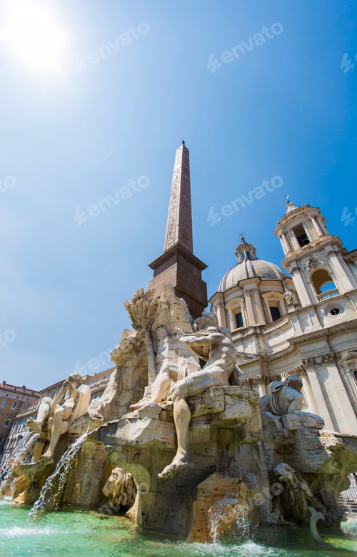 Preview: Fontana dei Quattro Fiumi, Piazza Navona in Rome