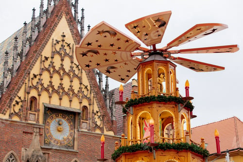 Preview: Traditional Christmas mill in Wroclaw, Poland