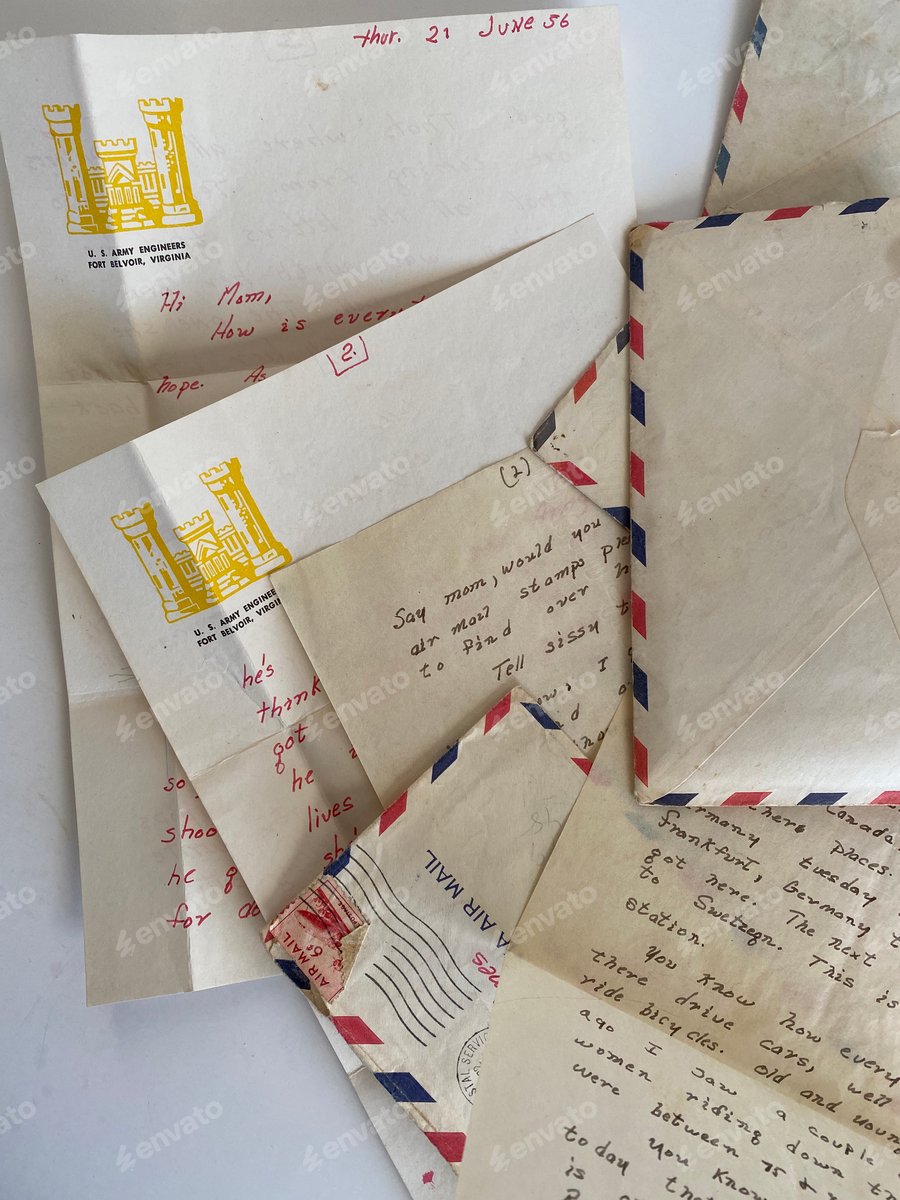Cover for Vintage letters from son to his mother from the service