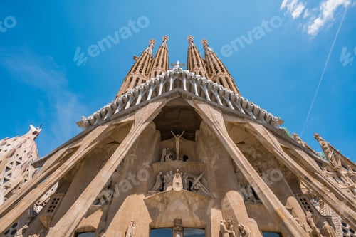Preview: Cathedral of La Sagrada Familia. It is designed by architect Antonio Gaudi