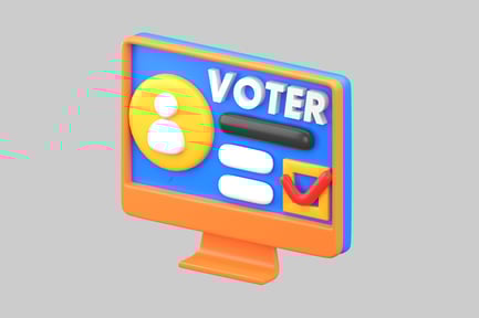 Preview: Online voter registration illustration
