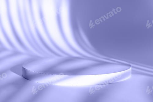 Preview: Podium for the presentation of cosmetic products. Podium layout for cosmetic product presentation