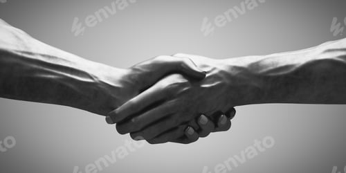 Preview: Handshake of steel hands