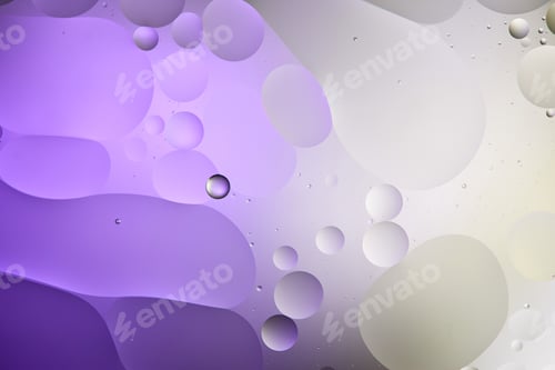 Preview: abstract purple and grey color texture from mixed water and oil bubbles