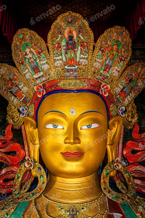 Preview: Maitreya Buddha in Thiksey Gompa