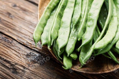 Preview: Raw fresh green beans