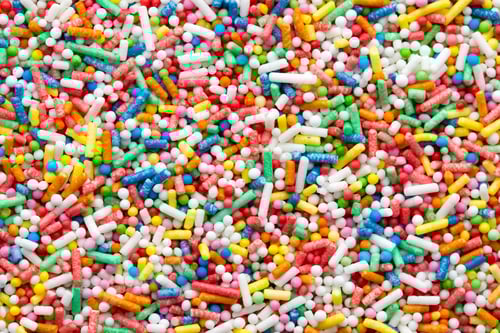 Preview: Colorful Candy Sprinkles Background for Celebrations and Fun