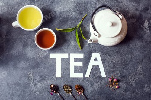 Preview: Tea Concept, Various Tea, Teapot