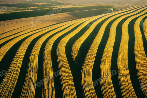 Preview: Aerial view of a beautiful field