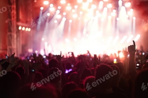 Preview: Picture of dancing crowd at music festival
