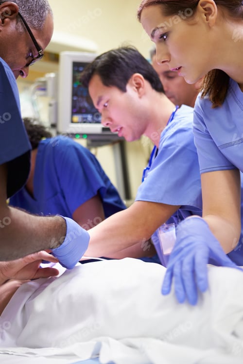 Preview: Medical Team Working On Patient In Emergency Room