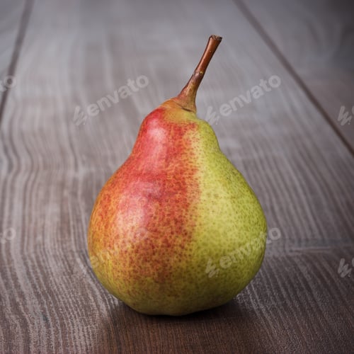 Preview: Fresh Pear On The Wooden Table