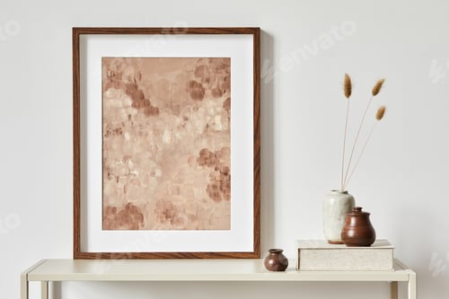 Preview: Creative composition of minimalist living room