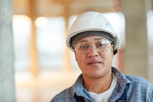 Preview: Tough Female Worker Portrait