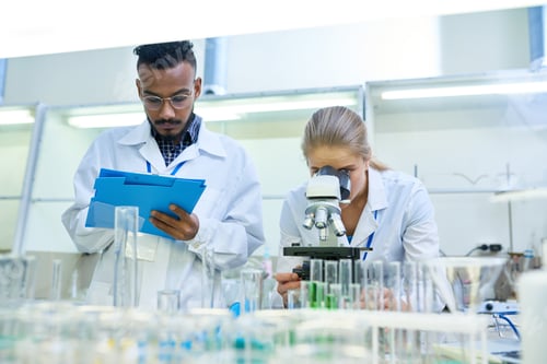 Preview: Scientists Doing Research in Lab