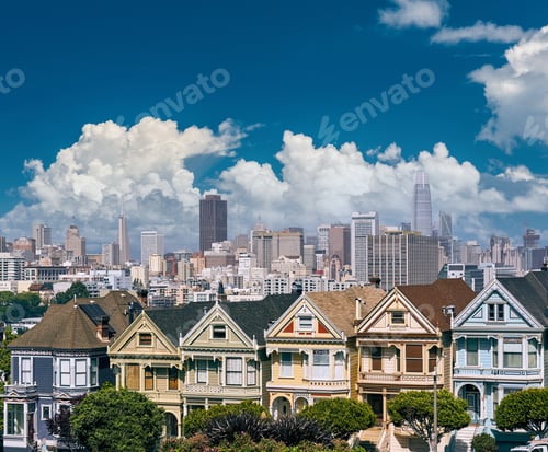 Preview: Victorian style homes in San Francisco