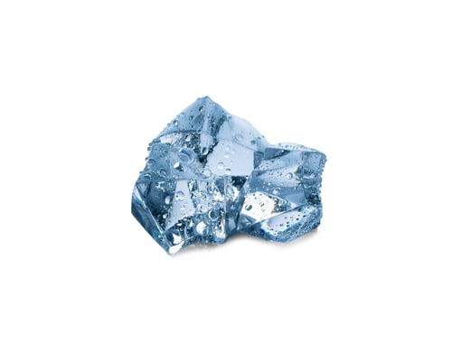 Preview: ice cubes on white background