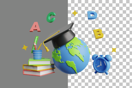 Preview: Global Education 3D Icon