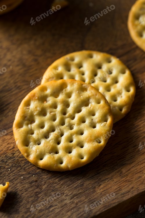 Preview: Round Whole Wheat Crackers