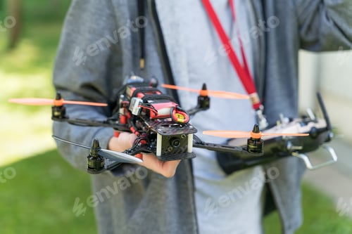 Preview: drone in hands