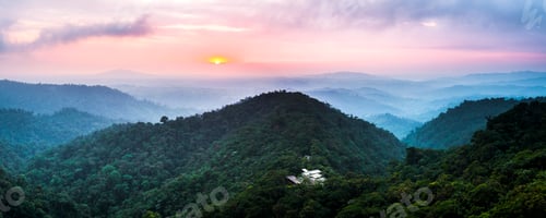 Preview: Mashpi Lodge at sunset, Choco Cloud Rainforest, Pichincha province, Ecuador
