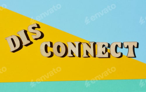 Preview: Connect, Disconnect, words as banner headline