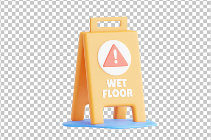 Preview: Wet Floor 3D Icon