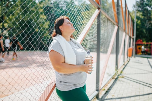 Preview: Dedicated to Health Overweight American Woman's Respite