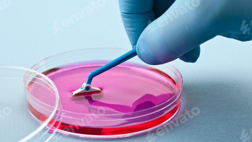 Preview: Science and Biotechnology, Laboratory Research, Cell Culture. Cells Biological Culture Concept