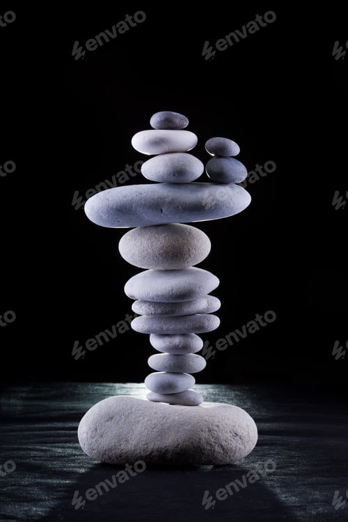 Preview: balancing pebble tower