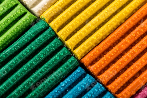 Preview: Plasticine. Texture Of Colored Decorative Wallpaper. Multicolored Abstract Background. Art.