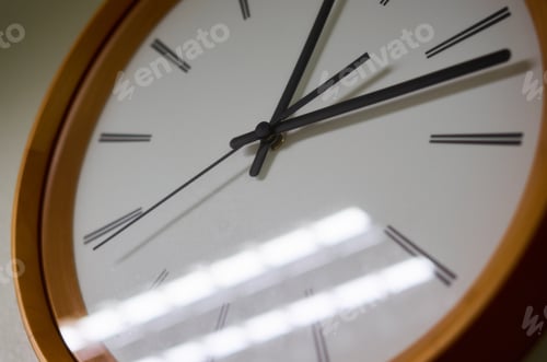 Preview: Background of the scene a clock on the wall