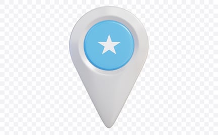Preview: Somalia Location Pin